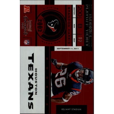 2011 Playoff Contenders Playoff Ticket #114 Brandon Harris