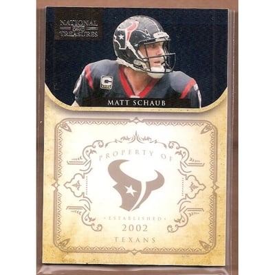 2011 Playoff National Treasures #61 Matt Schaub