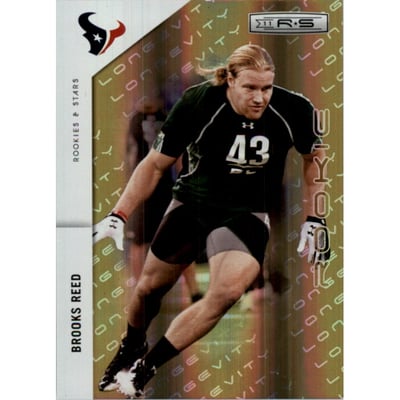 2011 Rookies and Stars Longevity Parallel Gold #165 Brooks Reed