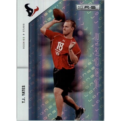 2011 Rookies and Stars Longevity Parallel Platinum #246 T.J. Yates