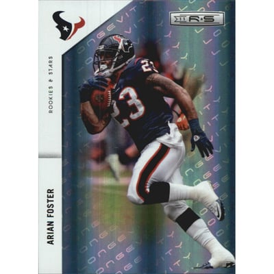 2011 Rookies and Stars Longevity Parallel Platinum #59 Arian Foster