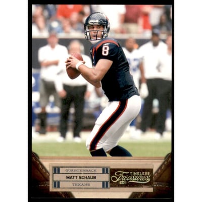 2011 Timeless Treasures Gold #64 Matt Schaub