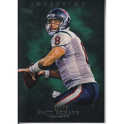 2011 Topps Inception Green #48 Matt Schaub