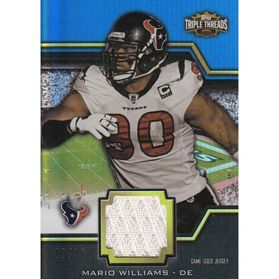 2011 Topps Triple Threads Unity Relics #TTUSR108 Mario Williams