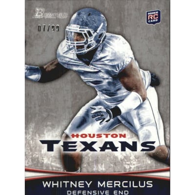 2012 Bowman Silver #148 Whitney Mercilus