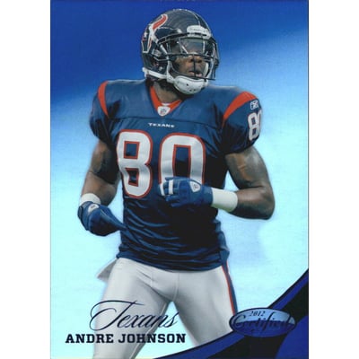 2012 Certified Mirror Blue #37 Andre Johnson