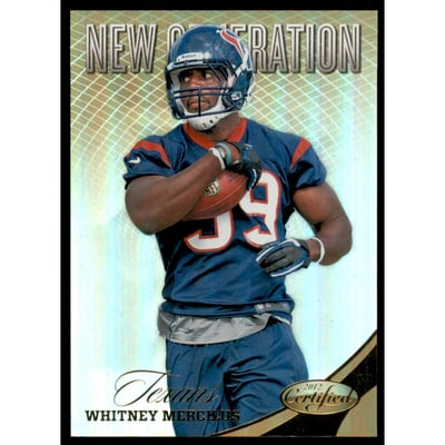 2012 Certified Mirror Gold #312 Whitney Mercilus