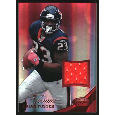 2012 Certified Mirror Red Materials #82 Arian Foster/99