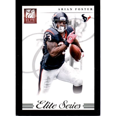 2012 Elite Series Black #5 Arian Foster