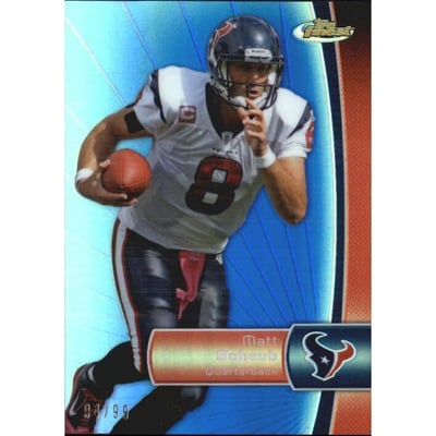 2012 Finest Blue Refractors #83 Matt Schaub