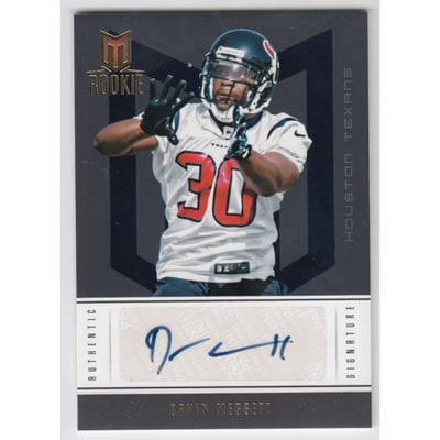 2012 Momentum Gold #153 Davin Meggett AU