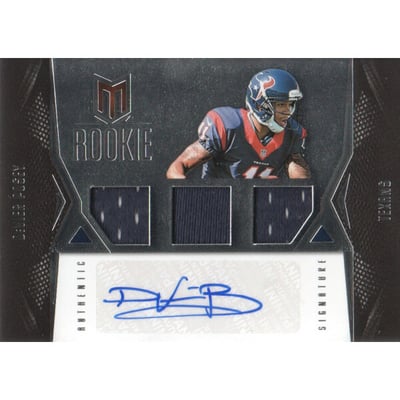 2012 Momentum #117 DeVier Posey JSY AU/599 RC