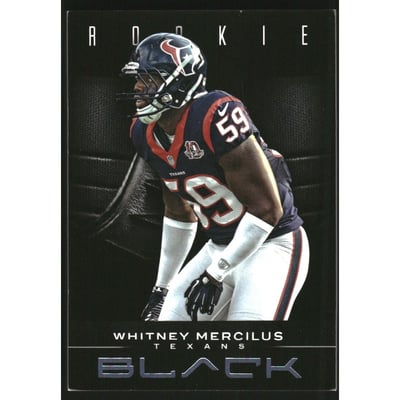 2012 Panini Black Platinum #199 Whitney Mercilus