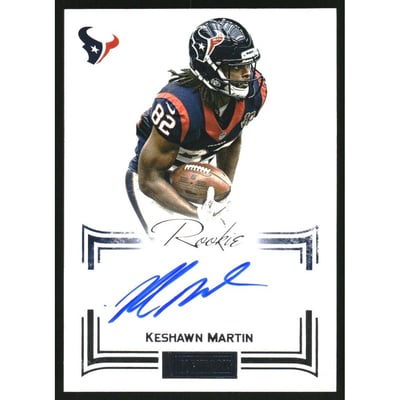 2012 Panini Playbook #130 Keshawn Martin AU/140 RC