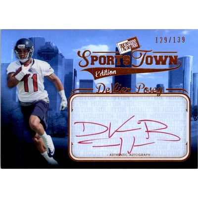 2012 Press Pass SportsTown Red Ink #STDP2 Devier Posey/11*