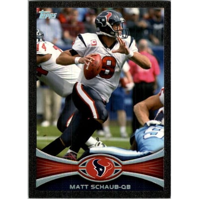 2012 Topps Black #107 Matt Schaub