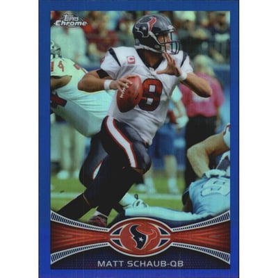 2012 Topps Chrome Blue Refractors #34 Matt Schaub
