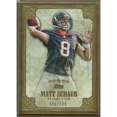 2012 Topps Five Star #8 Matt Schaub
