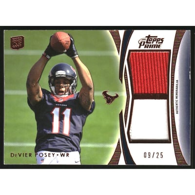 2012 Topps Prime Dual Relics Copper #DRDP DeVier Posey