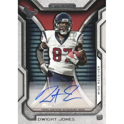 2012 Topps Strata Rookie Autographs #RADJ Dwight Jones