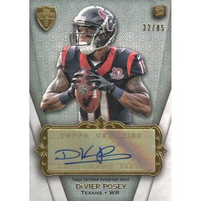 2012 Topps Supreme Rookie Autographs #SRADP DeVier Posey