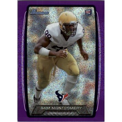 2013 Bowman Silver Ice Purple #186 Sam Montgomery