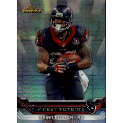 2013 Finest Moments Prism Refractors #FMAF Arian Foster