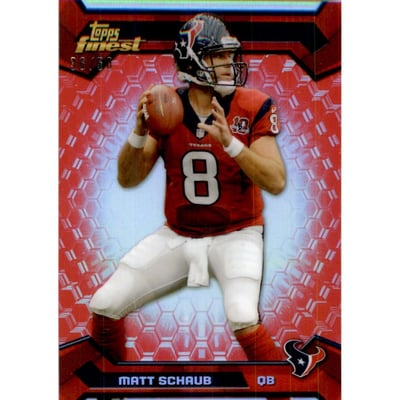 2013 Finest Red Refractors #11 Matt Schaub