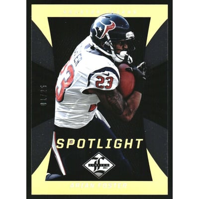 2013 Limited Gold Spotlight #42 Arian Foster