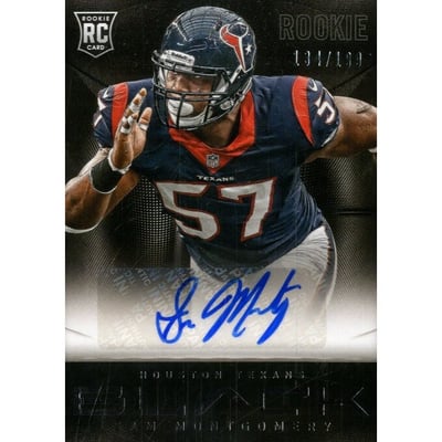 2013 Panini Black Rookie Signatures #179 Sam Montgomery/199