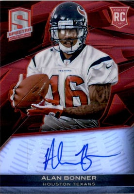 2013 Panini Spectra Red #103 Alan Bonner AU
