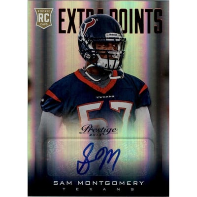2013 Prestige Extra Points Red Autographs #284 Sam Montgomery