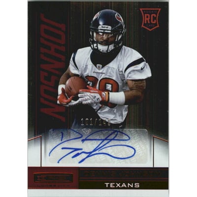 2013 Rookies and Stars Longevity Rookie Autographs Ruby #142 Dennis Johnson/149