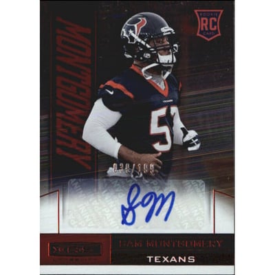 2013 Rookies and Stars Longevity Rookie Autographs Ruby #181 Sam Montgomery/199