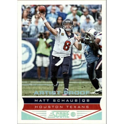 2013 Score Artist's Proof #82 Matt Schaub