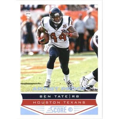2013 Score Artist's Proof #87 Ben Tate