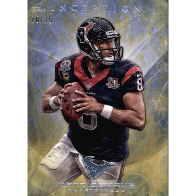 2013 Topps Inception Yellow #23 Matt Schaub
