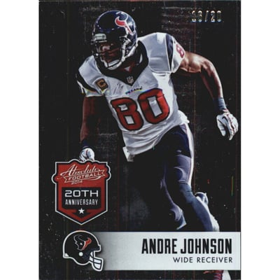 2014 Absolute 20th Anniversary Silver #95 Andre Johnson