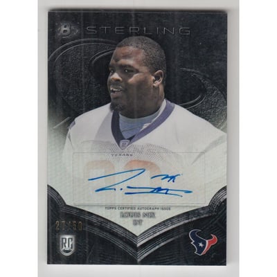 2014 Bowman Sterling Autographs Black Refractors #BSALN Louis Nix