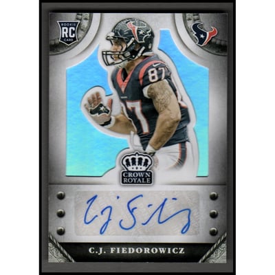 2014 Crown Royale Rookie Signatures #SCF C.J. Fiedorowicz/299