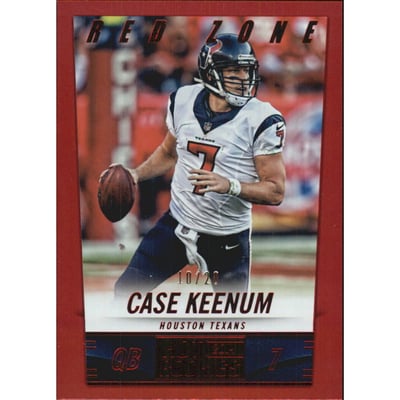 2014 Panini Hot Rookies Red Zone #87 Case Keenum