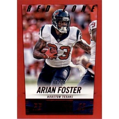 2014 Panini Hot Rookies Red Zone #90 Arian Foster