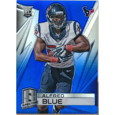2014 Panini Spectra Prizms Blue #163 Alfred Blue