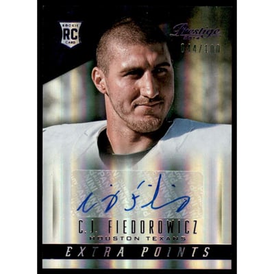 2014 Prestige Extra Points Purple Autographs #273 C.J. Fiedorowicz/100