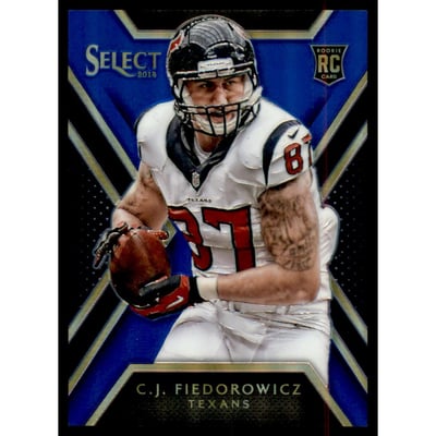 2014 Select Prizm Blue #186 C.J. Fiedorowicz
