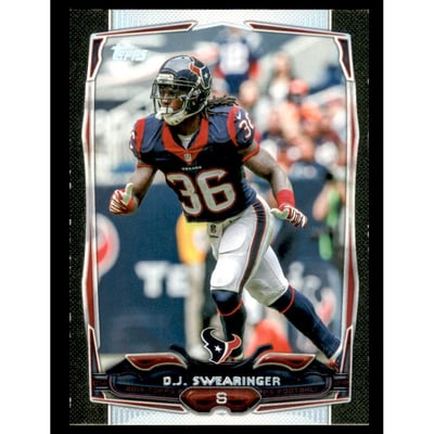2014 Topps Black #216 D.J. Swearinger