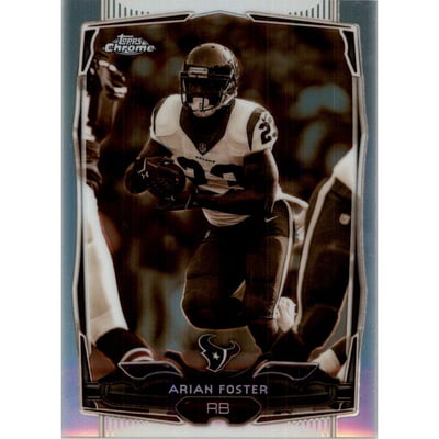 2014 Topps Chrome Sepia Refractors #107 Arian Foster