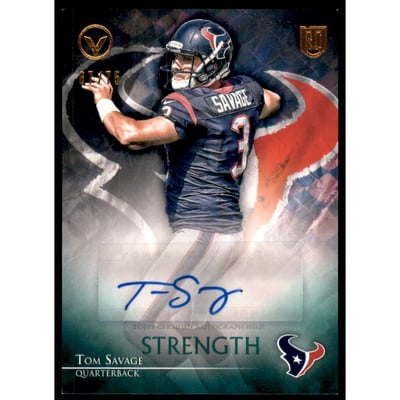 2014 Topps Valor Autographs Strength #VATS Tom Savage
