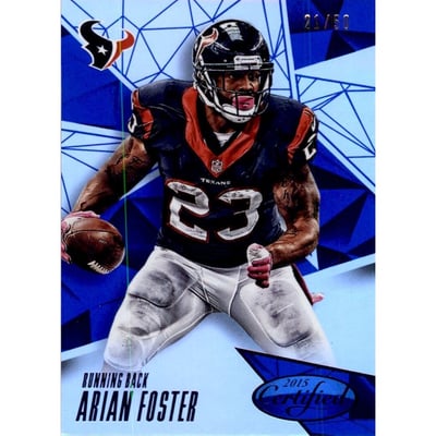 2015 Certified Mirror Blue #68 Arian Foster