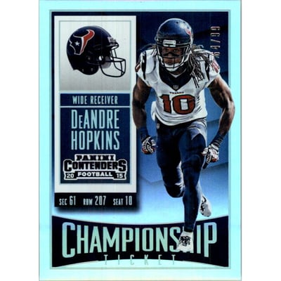 2015 Panini Contenders Championship Ticket #27 DeAndre Hopkins